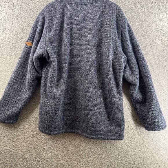 Orvis Classic Collection Quarter-Zip Sherpa Fleece Pullover Sweater Gray Size XL - Picture 2 of 8